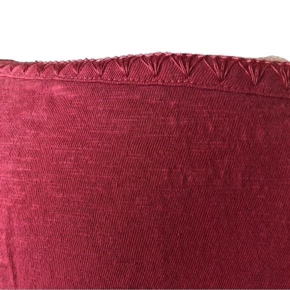 Talbot Cotton Popover Top Women LP Pink with Multicolor Floral Embroidery - Picture 7 of 9